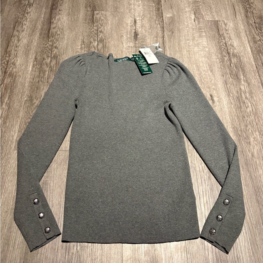 NWT Women’s Ralph Lauren Ribbed Knit Top SP